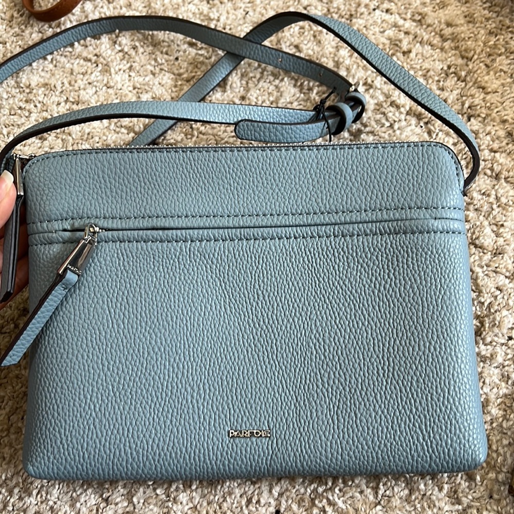 Cute light blue Parfois crossbody bag